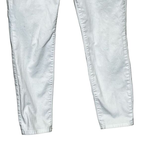 Eileen Fisher white organic cotton skinny ankle jeans size 8 - Picture 5 of 16